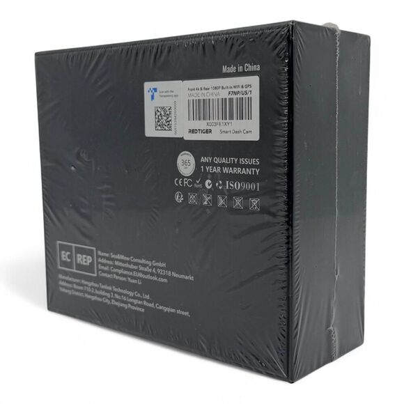 NEW Sealed REDTIGER F7NP Front & Rear Smart Dash Cam 4K Ultra Clear WIFI & GPS - Picture 5 of 8